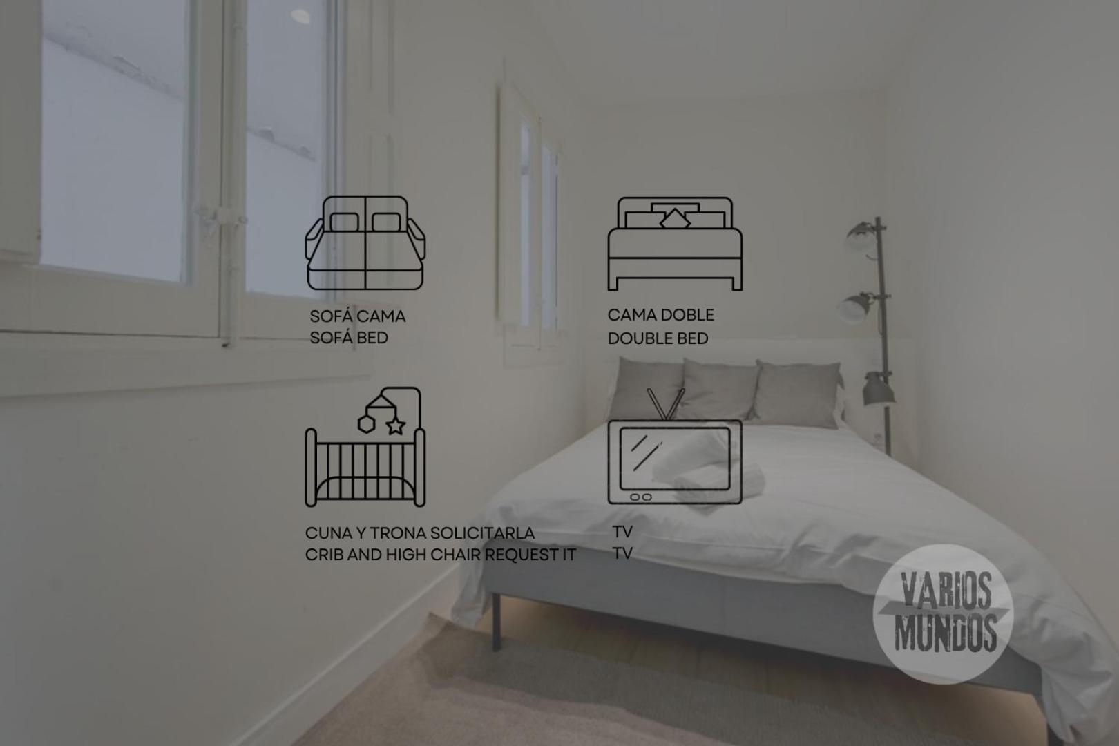 Appartamento Nuevo Apt Para 7 Pax En Malasana - Gran Via E1 Madrid Esterno foto