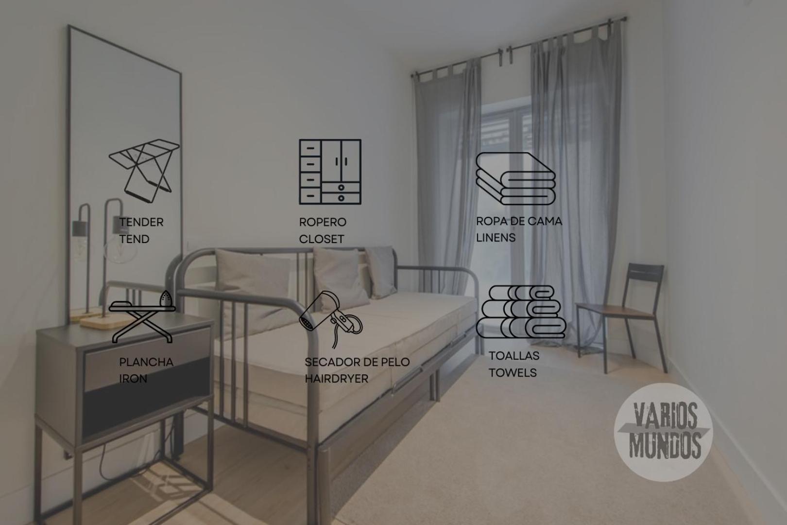 Appartamento Nuevo Apt Para 7 Pax En Malasana - Gran Via E1 Madrid Esterno foto