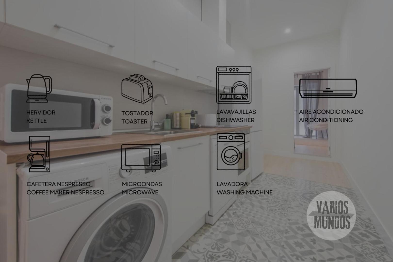 Appartamento Nuevo Apt Para 7 Pax En Malasana - Gran Via E1 Madrid Esterno foto